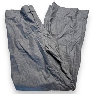 St John Pants Size 8 Gray Wool Blend Light Weight Business Casual